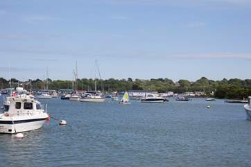 Just a five minute walk will take you to Bembridge Harbour.