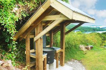 There is a unique undercover barbecue area too!