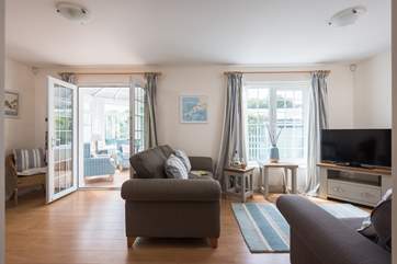 The comfortable and spacious sitting-room.