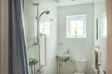 The downstairs wet-room.