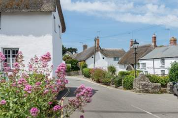 The pretty village of Crantock.