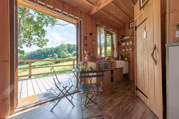 Throw open the door and let the fresh air flood in.