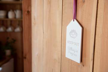 The owner has included homely touches throughout.