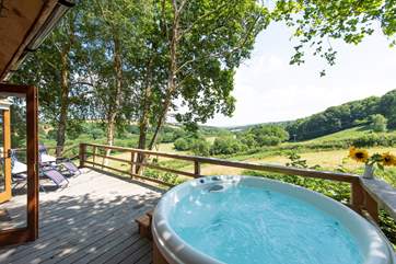 A hot tub with a view!