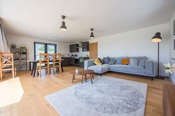 Open plan living.