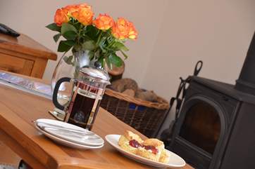 A very tasty welcome awaits.