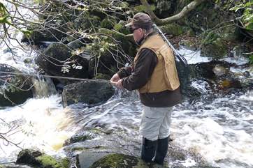 You also have your own private stretch of the River Tavy to fish on.