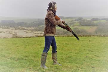 Anyone for a spot of clay pigeon shooting? If so, this can be arranged for you and your party on request and takes place within Lower Willsworthy grounds.