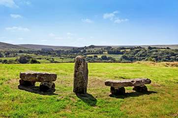 What stunning views over Dartmoor.