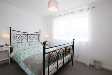 The generous second double bedroom is on the ground floor