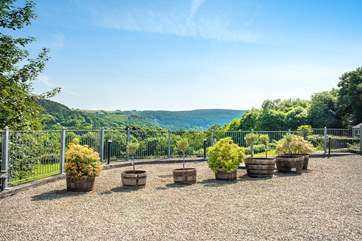 Stunning views across the valley.