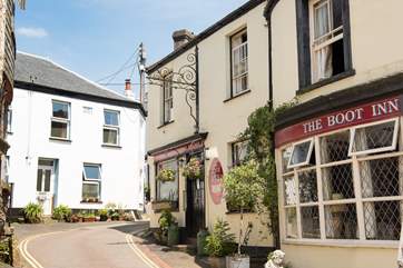 The Boot Inn, one of two pubs in the village.