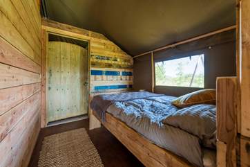 There is a door through to the shower-room from the double bedroom.