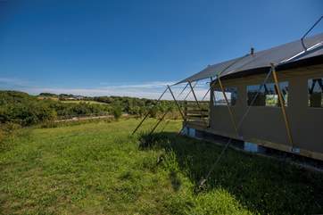 There is plenty of space to enjoy the great outdoors at Tembo (interior pictures will be available soon) with lovely views over countryside.
