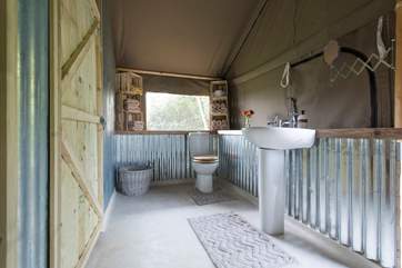 The shower-room at Tembo will be similar to this (this is Twiga).