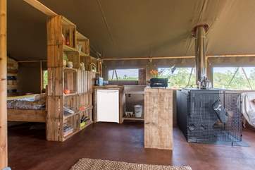 Tembo will have a well-equipped kitchen area (this is Twiga).