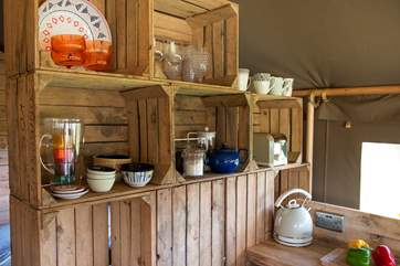 Plenty of items provided for you.