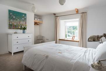 There's lots of space in Bedroom 1 if a travel cot is required.