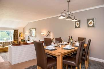 Lowen Gwel has a spacious open plan living area, perfect for everyone to spend time together.