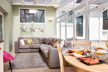 If you want some 'quiet time' you can escape to the conservatory.