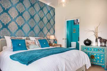 Bedroom 1 has a super-king 6 ft bed.