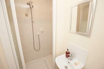 The en suite Shower-room helps avoid morning bathroom queues
