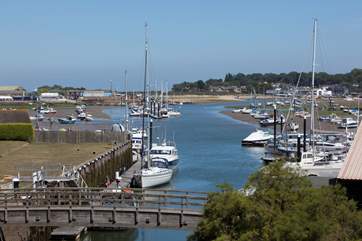 Take a stunning walk along the harbour with muddy boots or flip flops