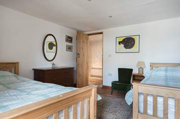 Both twin bedrooms have adult size single beds. (other photo to follow).