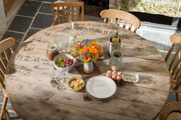 This unique house demonstrates the Owners' imaginative ability to create some truly wonderful pieces throughout the property, upcycling at its best!