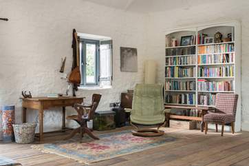 A comfy chair to sit and read a book.