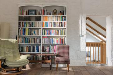 Borrow a book or two from the extensive library.