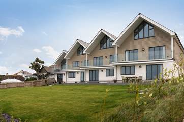 There is a large area of shared garden to the front of the apartments for all guests to use.