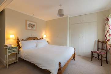 This is bedroom 6. This bedroom has a little staircase from the second kitchen/breakfast-room and links through to single bedroom 5, and has direct access to one of the bathrooms.