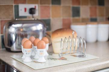 This is such a lovely cottage to start the day in before setting out to explore...
