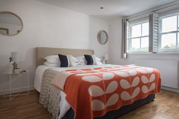 Both bedrooms are wonderfully relaxing and have en suite shower-rooms.