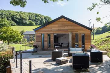 Fancy a change of scenery, the games-room also has a delightful outside seating area. Another vantage point to take in your stunning surroundings.