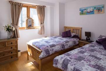 Delightful twin room.