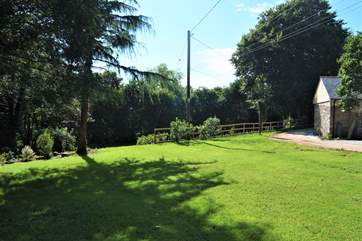 The shared lawn area, perfect for picnics.
