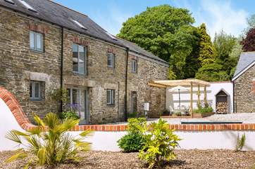 Looking towards the outside seating area
