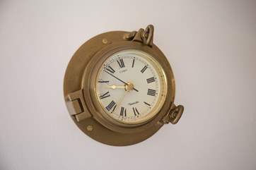 Stunning collection of nautical features throughout the apartment.