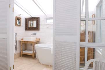 Sparkling bathroom.