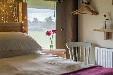 Complete with pretty fairy lights and central heating!