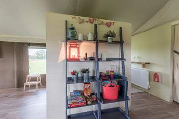 Handy yet stylish storage.