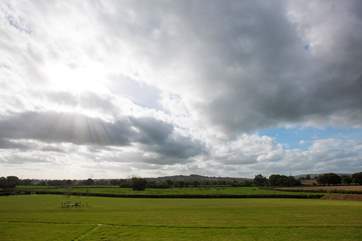 The wonderful countryside views.
