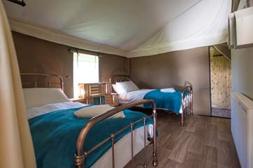 The bedrooms lead through to the shower-room and cloakroom.
