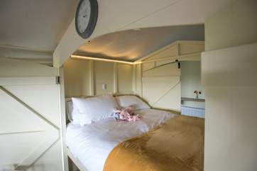 The cabin bed is super cute and cosy.