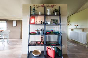 Handy yet stylish storage.