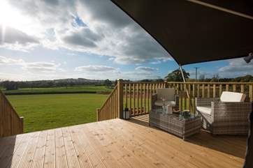 Enjoy some sweet treats whilst the children run and play in the spacious meadow.