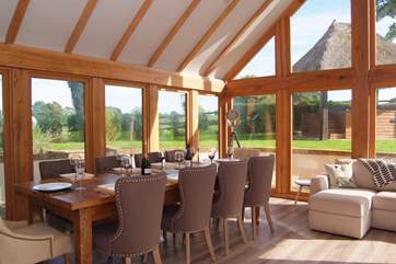 This is the fabulous garden/dining-room.