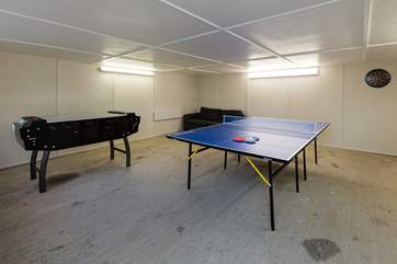 There is a games-room in one of the outbuildings which all ages will enjoy using.